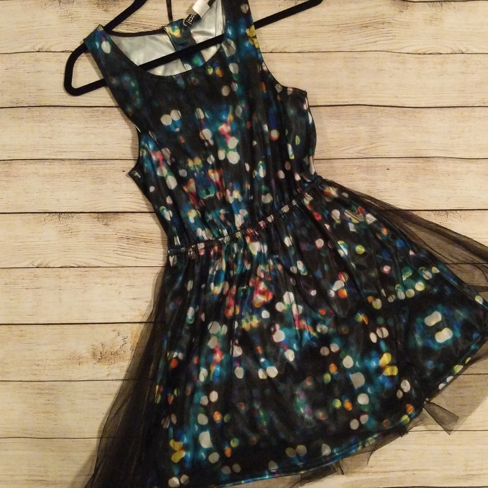 DIVIDED multi color dress